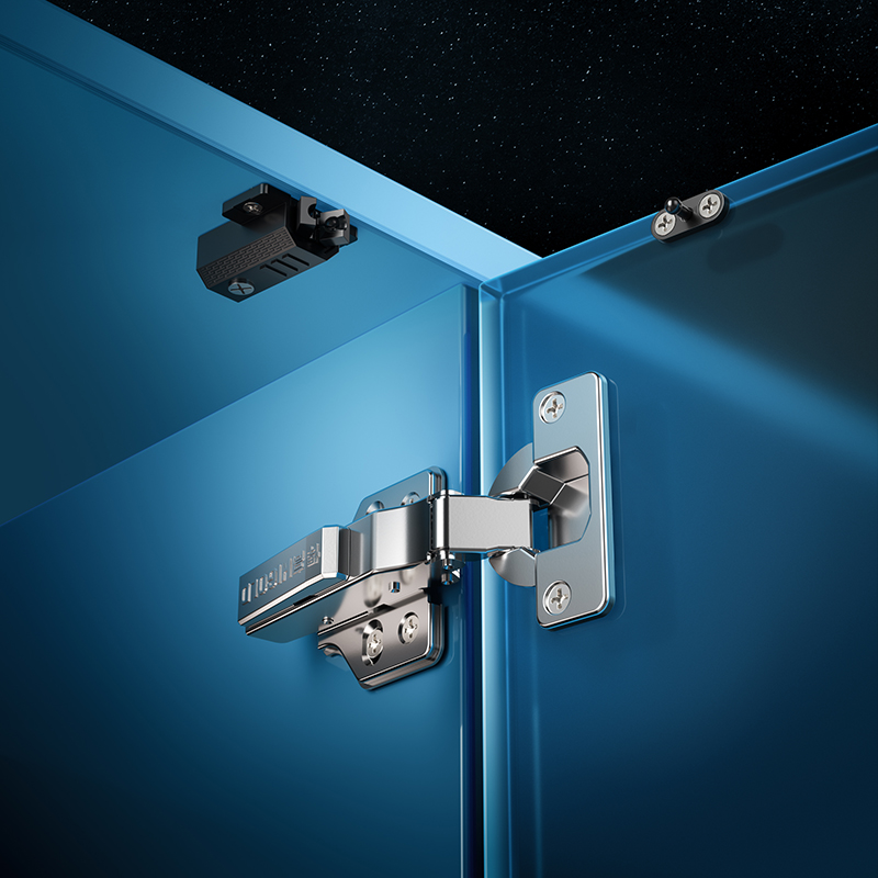 HT Series 95° Soft-Close Hinge (Inset) - Nickel