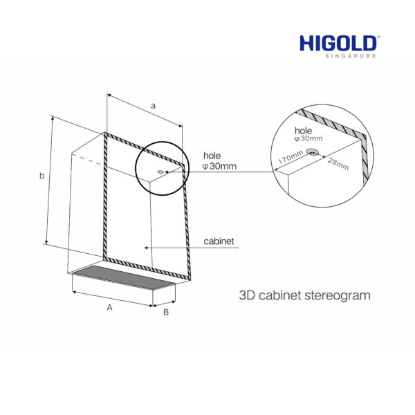 Star Screen 2.0 Pro էլեկտրական բարձրացնող համակարգ (վերելակ) 600 մմ վերևի պահարանի համար