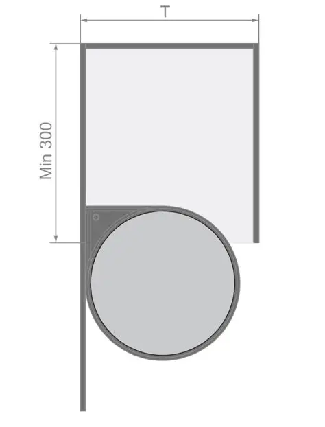 Built-In Stainless Steel Waste Bin 14L with Automatic Lid Opening