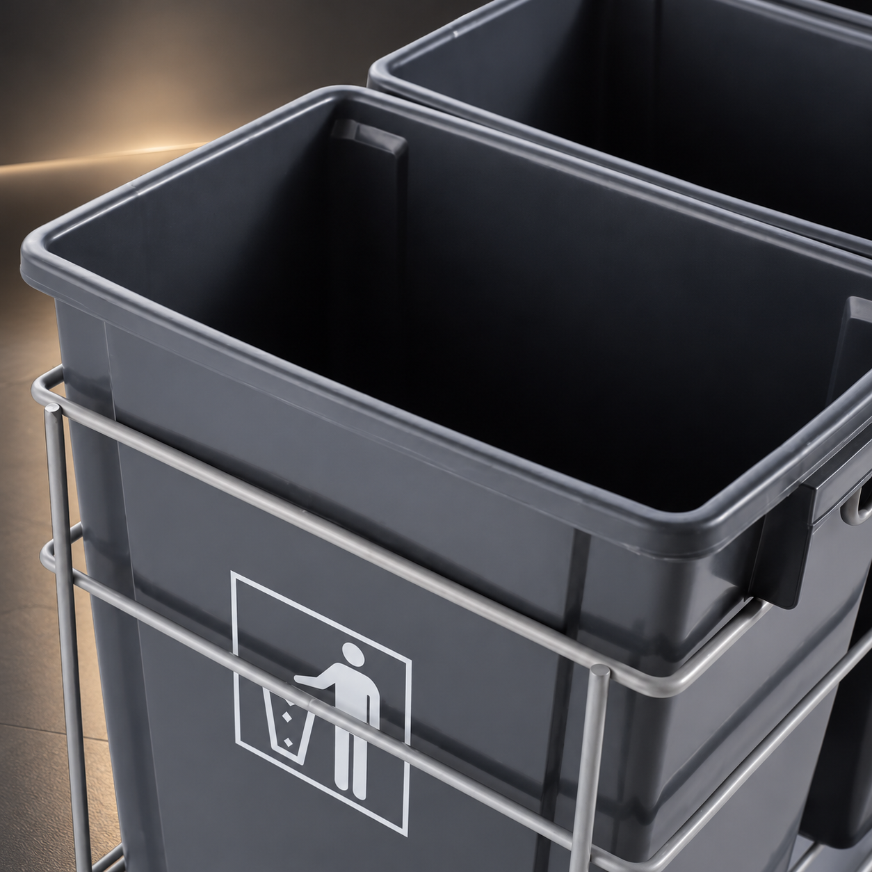 Pull-Out Soft Close Waste Bin System for 400mm Cabinet