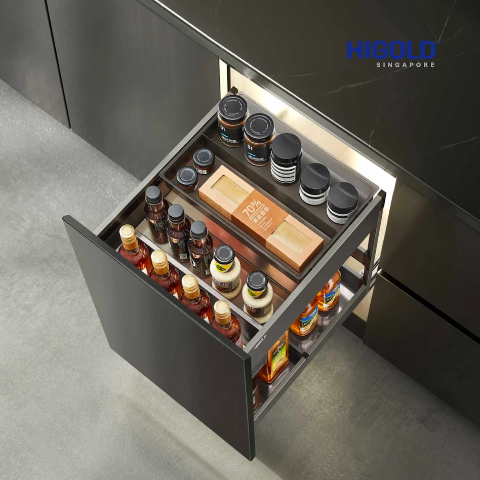 SHEARER 4.0 SEASONING PULL-OUT BASKET 300mm Cabinet