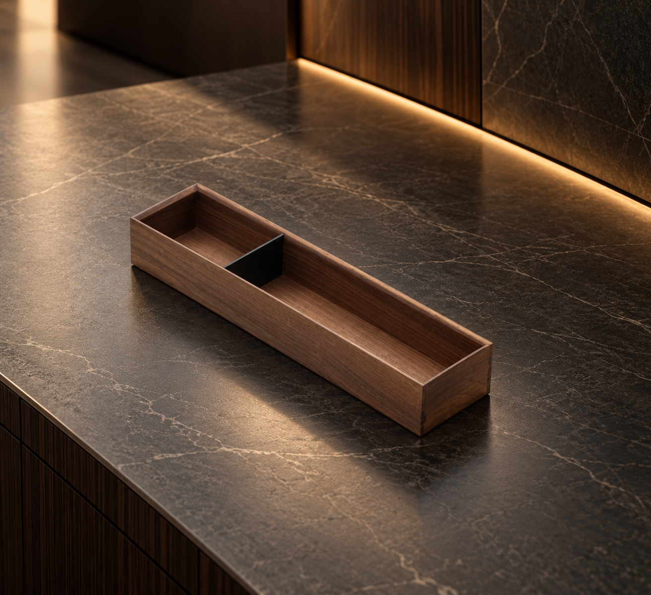 100 Divider - Walnut