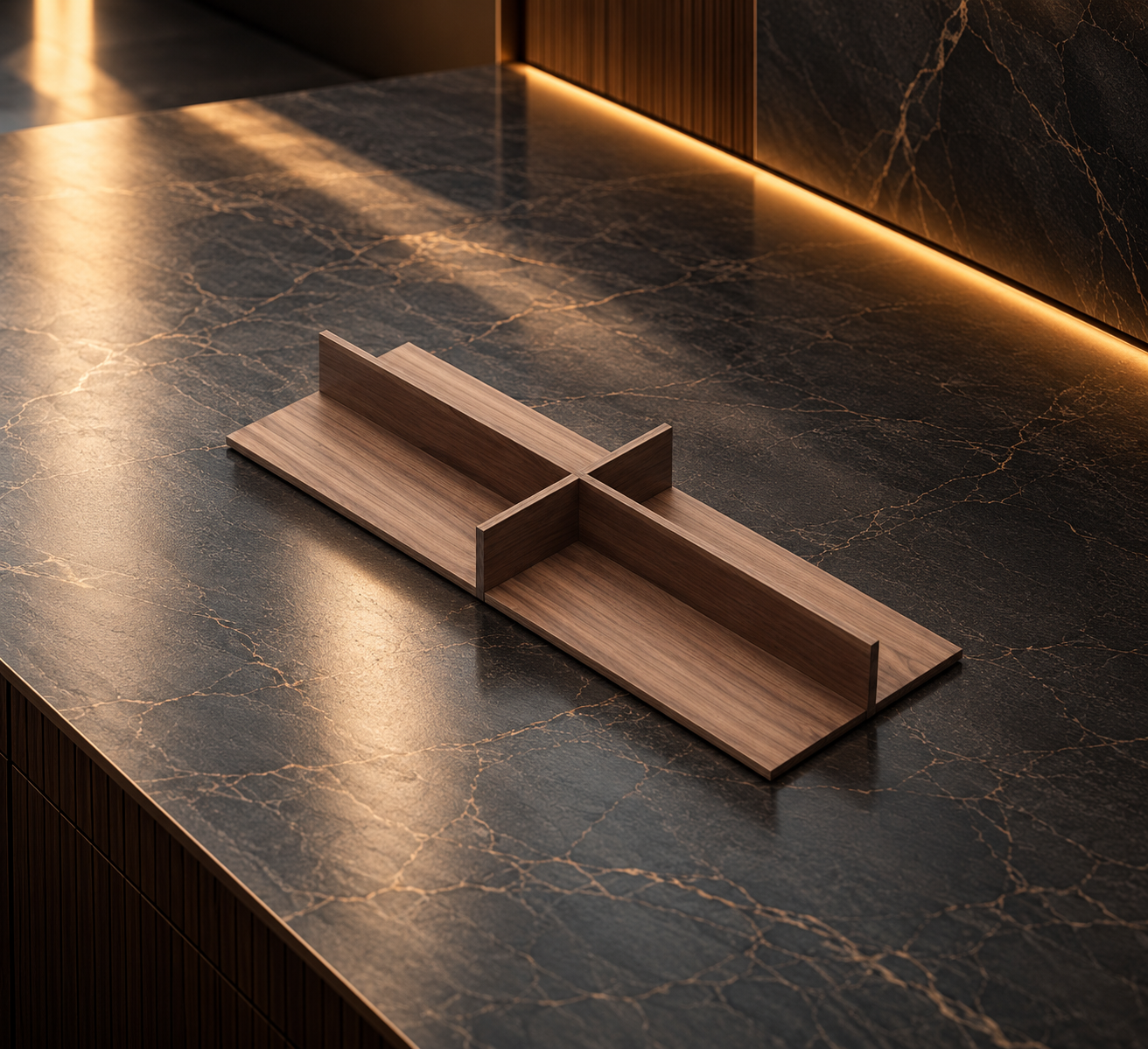 150 Cross Divider - Walnut
